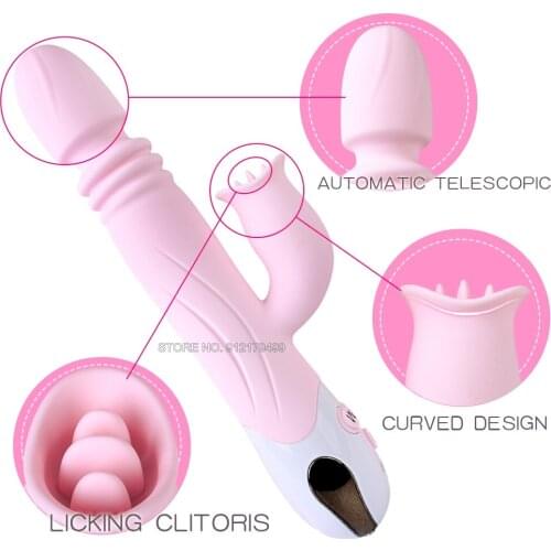Vibrator Toys AV Magic Wand Sex Toys For Woman Masturbador Dildo G-spot Massage Oral Licking Clitoris Stimulator 12 frequency