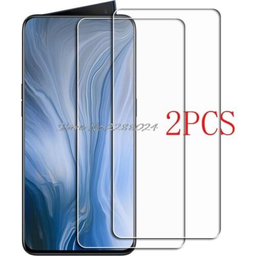 2PCS FOR OPPO Reno 10x Zoom CPH1919 PCCM00 Tempered Glass Protective on OPPO Reno 5G 6.6" Screen Protector Glass Film Cover