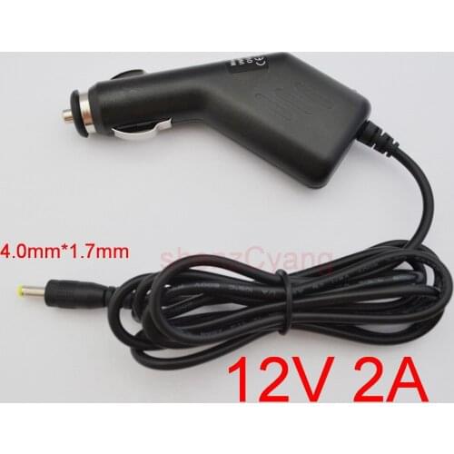 1PCS 12V 2A In-Car Charger Power Supply for Tevion 45688 7" inch Portable DVD Player