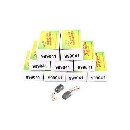 10 Pairs Repair Part Motor Carbon Brush 12 x 7 x 6mm for Hitachi 999041
