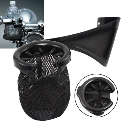 Motorcycle Rear Passenger Drink Water Cup Bottle Holder Bracket Support For Harley Touring FLHTCU FLHTK FLTRU FLHTK