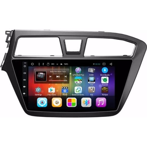 Quad core HD 1024*600 10.2inch Android 7.1 car dvd radio player for Hyundai I20 with 3G 4G WIFI BT DAB+ mirror link