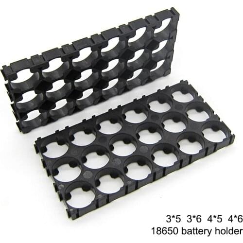 18650 battery holder plastic bracket cylindrical battery cell holder 18650 li-ion safety anti vibration cell case 18650 case box