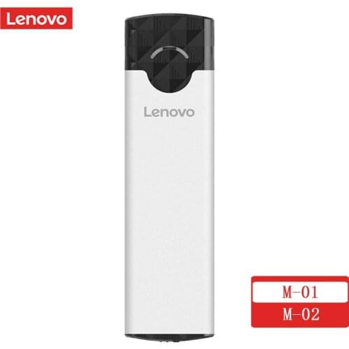 Lenovo M-02 M-01 M.2 SSD Case NVMe B Key to USB 3.1 Gen 2 Type C SSD Enclosure For NGFF SATA B B+M Key/NVME SDD Hard Disk Box