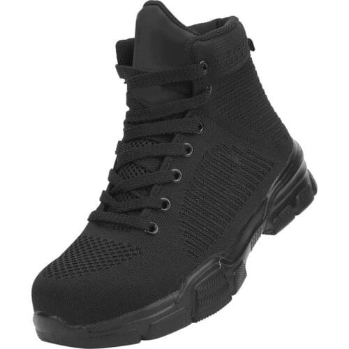 High-Top Breathable Men Shoes Lightweight Anti-Puncture Anti-Smashing Safety Outdoor Hiking Footwear calzado de seguridad