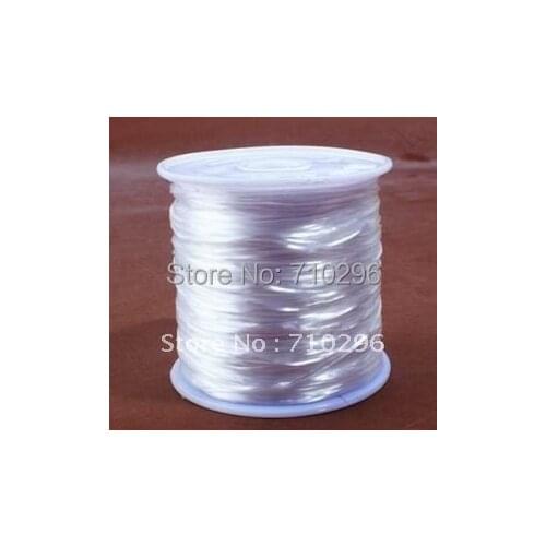 10 rolls/lot Beading Wire 100 metres of strong and stretchy White Elastic Bead string