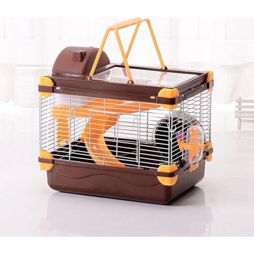 Transparent Skylight Double-Layer Dream Castle Luxury Hamster Cage