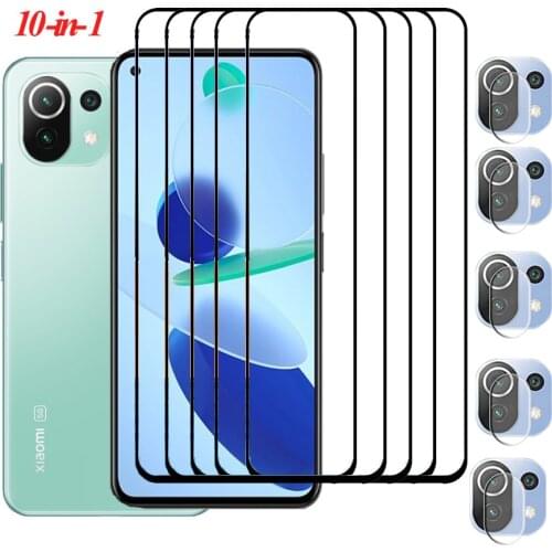 Glass For Xiaomi mi11 lite Tempered Glass Mi 11 Lite Glass Camera Film Mi11 Lite 5G 11-i 11Lite Xiaomi 11i Screen Protectors