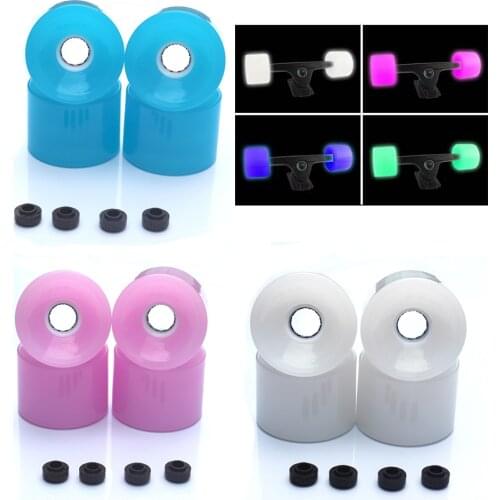 LED white light 70X51 smog Wheels 78A for Surfboard Longboard Wheels