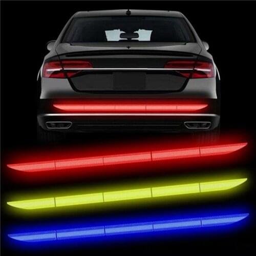 5 PCS/Set Car Tail Reflective Sticker Safety Anti-Collision Warning Protective Trunk Decoration