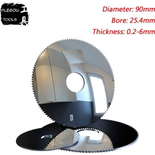 90mm Solid Alloy Tungsten Milling Cutter. 90x25.4mm Tungsten Steel Circular Saw Blades Cut Stainless Steel. Thickness 0.2-6mm