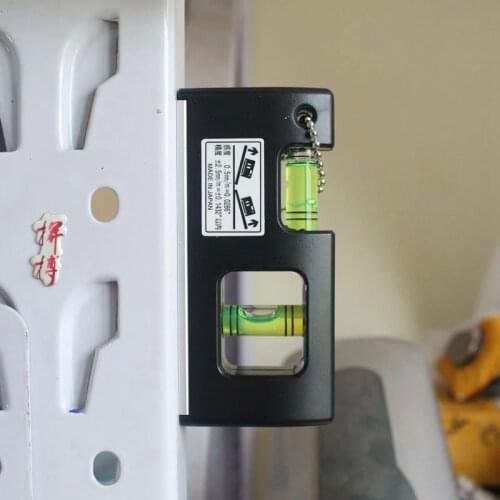 SHINWA High Quality Portable Magnetic Level Ruler Spirit Level with Magnet Black White Color 100/200mm