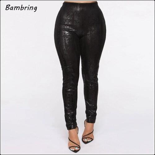 Winter Wool Warm Snake Print Pencil Pants Women High Waist Elastic Seamless Trousers Leggings Soft Black Slim Skinny Pant Custom