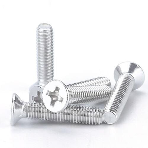 10pcs M5 M6 M8 aluminum alloy phillips screws cross socket screw countersunk bolts flat head bolt