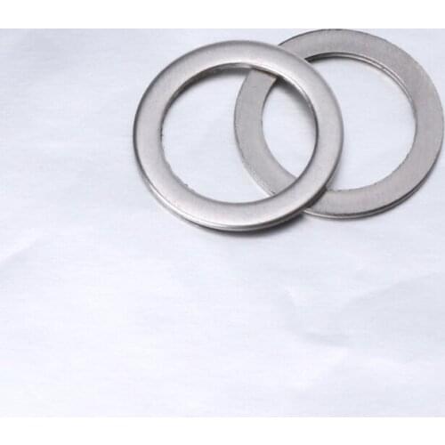 2 Pcs Bicycle Pedal Spacer Crank Cycling MTB Bike Stainless Steel Ring Washers