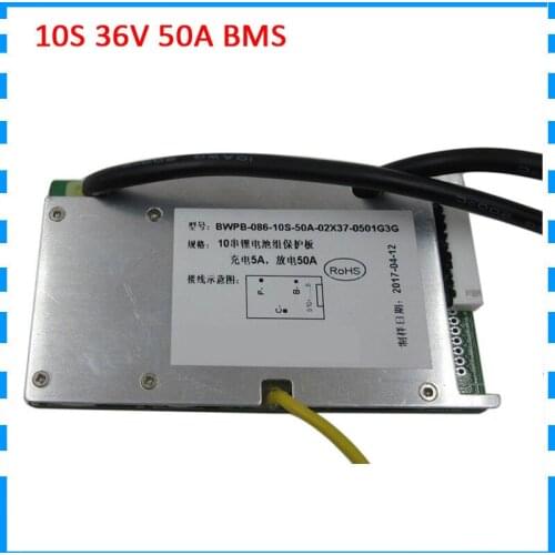 3.6V/3.7V cell 10S 36V 50A BMS 30A BMS 15A BMS Used for 36V 20AH 30AH 40AH 50AH battery