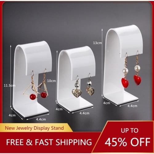 3Pcs Fashion Acrylic Earring Display Earring Organizer Earring Display Jewelry Display Case Earring Hook Earring Holder