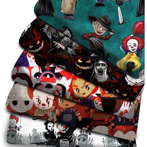 50*145cm Horro Halloween Polyester Cotton Fabric Material Patchwork Sewing Quilting Fabrics Needlework DIY Cloth,1Yc20980