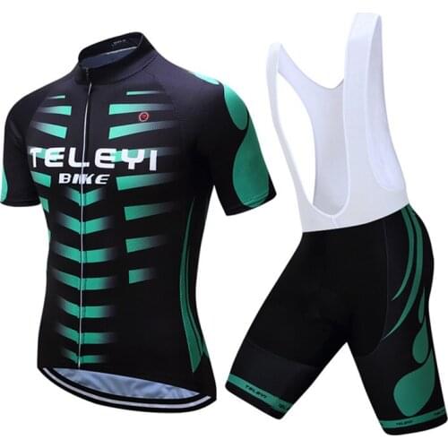 Brand Teleyi Summer Cycling Clothing Sport Mountain Bike Jersey Racing Bicycle Clothes Breathable Cycling Jersey Ropa Ciclismo