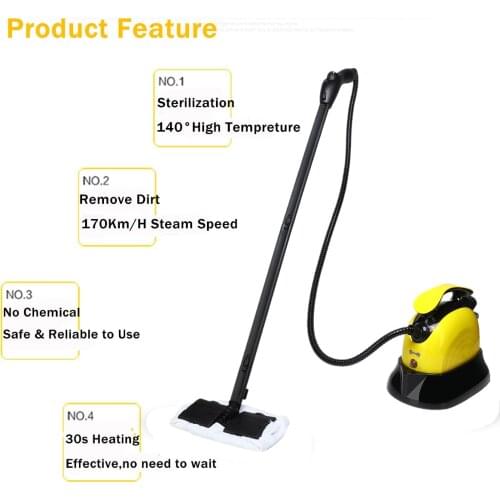 220V EU Household Electric Steam Cleaners Mop Handheld Floor Window Washers Mopping broom Vacuum Cleaning Machine