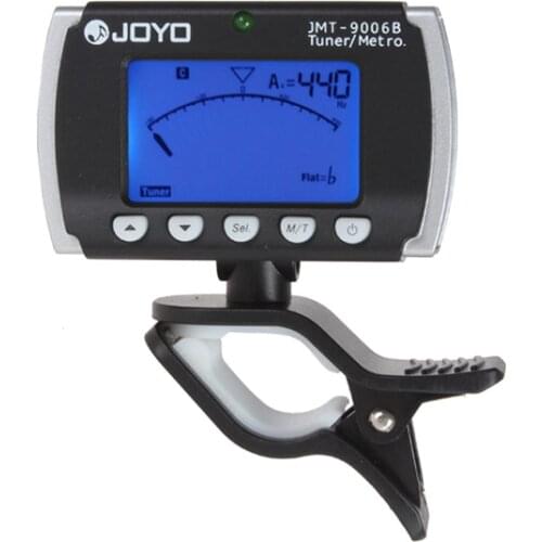 JMT-9006B Digital Metro-Tuner for Guitar Bass Violin Chromatic Clip-on Mini instruments tool tuning LCD screen free shipping