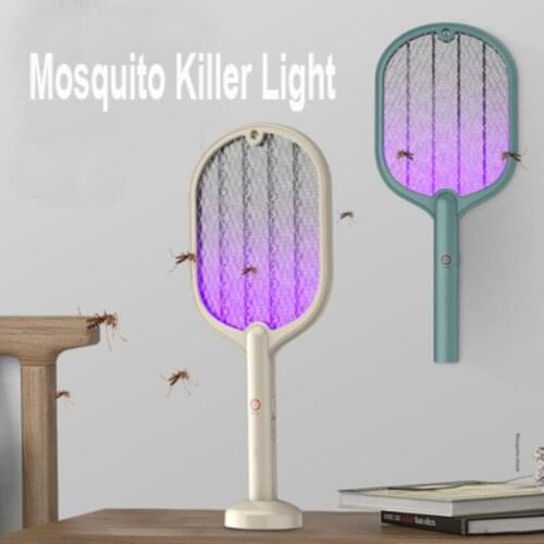 Room Mosquito Killer Lamp UV Purple Light LED Electric Bug Insect Killer Charger Base Kill Fly Trap Anti Mosquito Flies Light