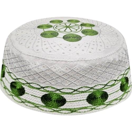 Tapis Priere Islam Seccade Kippah Caps Muslim Prayer Caps Homme Green Topi Saudi Abaya Mazal Tov