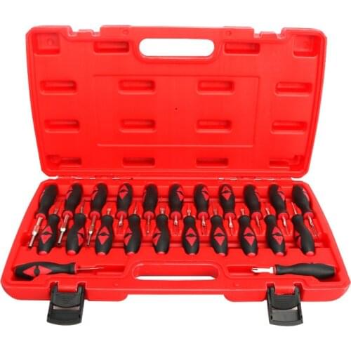 23Pcs/Set Universal Automotive Terminal Release Removal Remover Tool Kit Car Electrical Wiring Crimp Connector Pin Extractor Kit