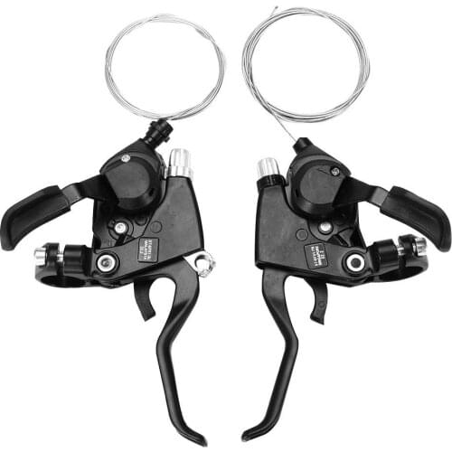 2Pcs EF51-7 3x7 21Speed MTB Bicycle Bike Left Right Brake Levers Shifter Set Handle High Quality Fit for Motorbike Modification