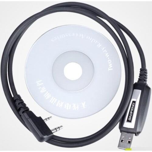 CD USB Programming Line Original BAOFENG Cable For UV-5R UV-82 uvb2 plus BF-888S Kenwood PUXING Radio WLN KD-C1 Walkie Talkie