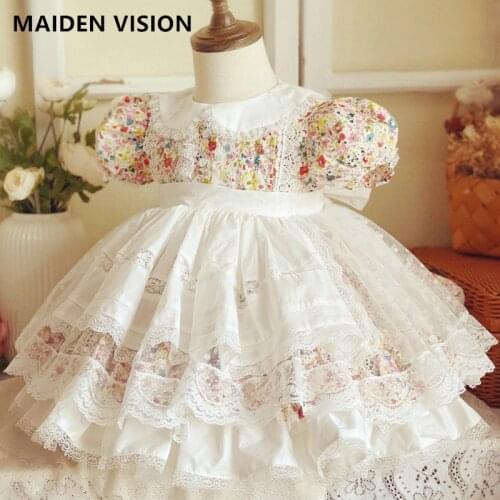 Girl Dress Spanish vintage court Princess dress Kids Birthday Party for Girls Infant Children Elegant Dress baby Girls Clothes