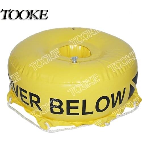 Scuba Diving Surface Marker Buoy Free Diving Inflatable Flag-N-Float Buoy Dive Below Waterproof Survival Free Diving Buoy
