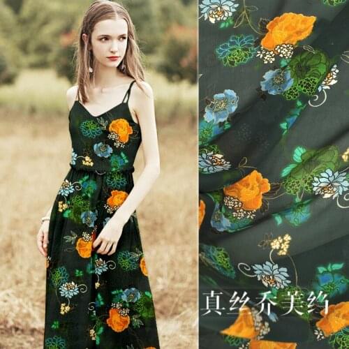 Silk beauty crepe 13mm 137cm wide silk fabric natural silk cloth dress womens spring and summer new anti-wrinkle wholesale