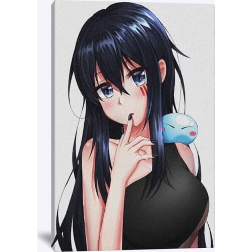 Shizue Izawa Tensei Shitara Slime Datta Ken Anime Poster Canvas Wall Art Decoration Prints for Home Bedroom Decor Painting
