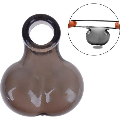 Silicone Male Reusable Penis Sleeve Scrotum Ring Bondage Chastity Cage Lock Sperm Cock Ring Sex Toys For Men Delay Ejaculation