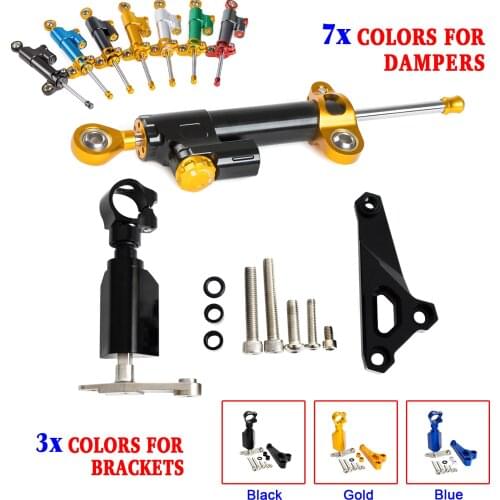 Motorcycle CNC Steering Damper Stabilizer & Mounting Bracket For BMW S1000R S1000 R 2014 2015 2016 (Not for RR model)