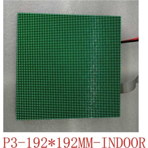 Led panel P3 indoor hd cheap led display adversting small module matrix 64x64 pixels High resolution 1/32 Scan hub75 screen