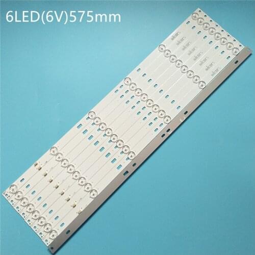 LED backlight strip JS-D-JP5510-A61EC(60517) JS-D-JP5510-B61EC(60714) E55DU1000 4K FHD 8A+1B 576MM 6V/LED