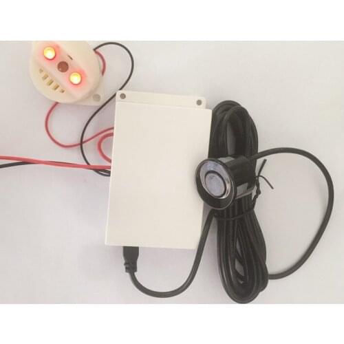 Ultrasonic distance sensor / front car leaving distance alarm / distance can be set with buzzer alarm
