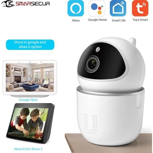 WiFi IP Camera 1080P Home Security WiFi Tuya Camera Google/Alexa for option
