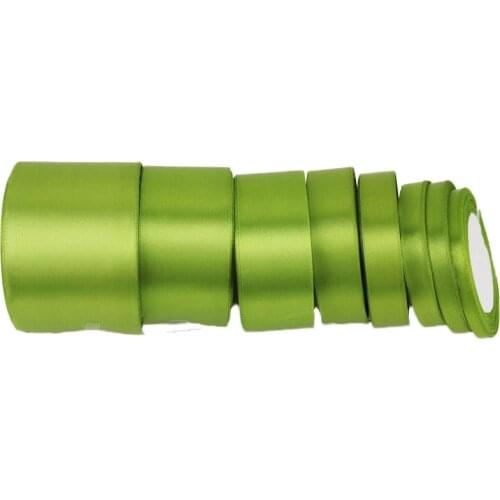 Fruit green Single Face Satin Ribbon Wholesale Gift Wrapping Christmas ribbons