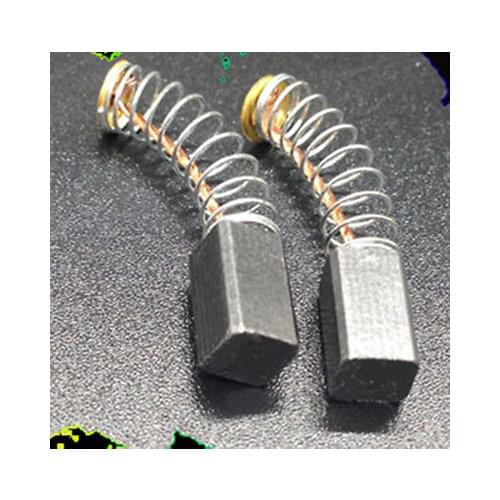 10 Pcs 5 x 5 x 11mm Power Tools Motor Parts Carbon Brushes 1/5" x 1/5" x 29/64"