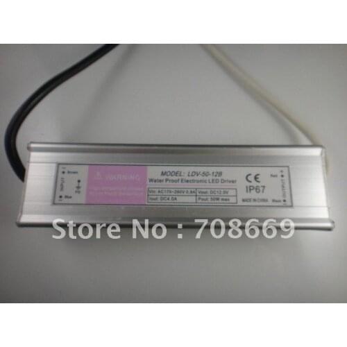 12V 4.0A 50W Waterproof Electronic LED Driver Transformer Power Supply