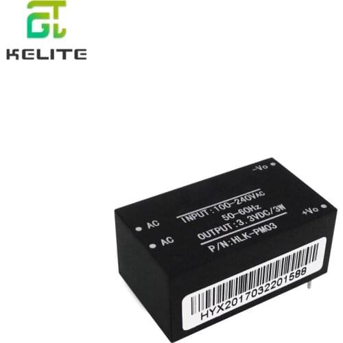 5PCS HLK-PM03 AC-DC 220V to 3.3V Step Down Buck Power Supply Module Intelligent Household Switch Converter