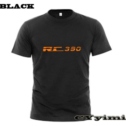 For KTM RC390 rc390 T Shirt Men New LOGO T-shirt 100% Cotton Summer Short Sleeve Round Neck Tees Male