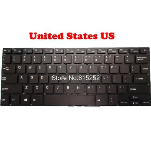 Laptop keyboard For VERO K146 Black Without Frame US United States