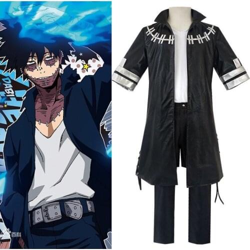 My Hero Academia Cosplay costumes Dabi uniforms Trousers / Coat / Vest / Wigs Halloween costume for women men Anime costumes