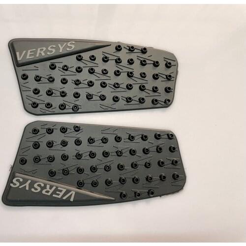Tank Pad Sticker For KAWASAKI KLE650 VERSYS650 VERSYS1000 Protector Anti slip Sticker Gas Knee Grips Traction Side Decal