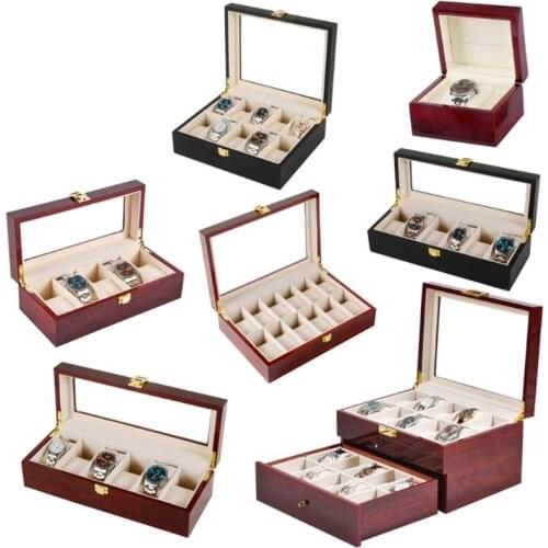 Jewelry Organizer Watch Box Case Professional Holder Organizer for Clock Watches Jewelry Boxes Case Display best gift