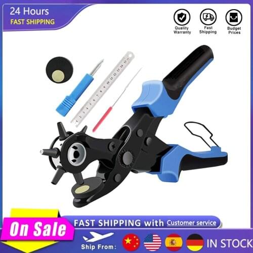 Eyelet And Eyelet Puncher Tool Scrapbook Kit DIY Manual Tools Kit Belt Hole Punch Plier Set For Belts Saddle Watchband